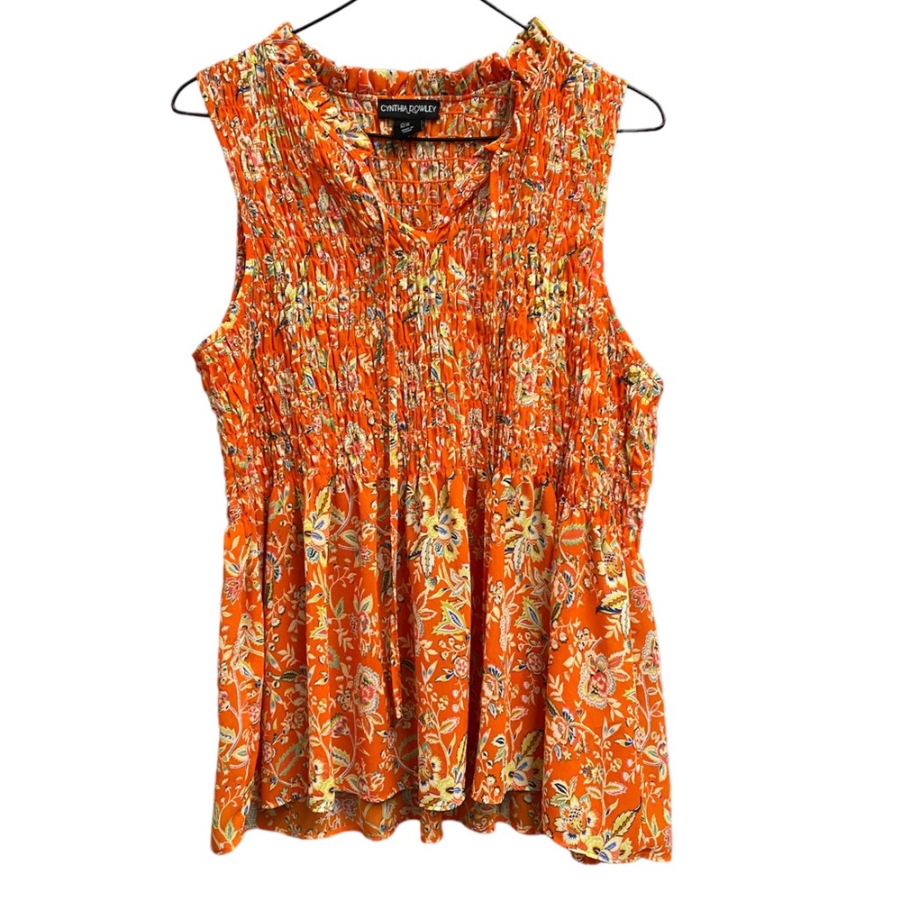 Cynthia Rowley sleeveless top, SZ M